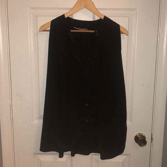 Ramy Brooks Button Up Silk - Picture 1 of 7